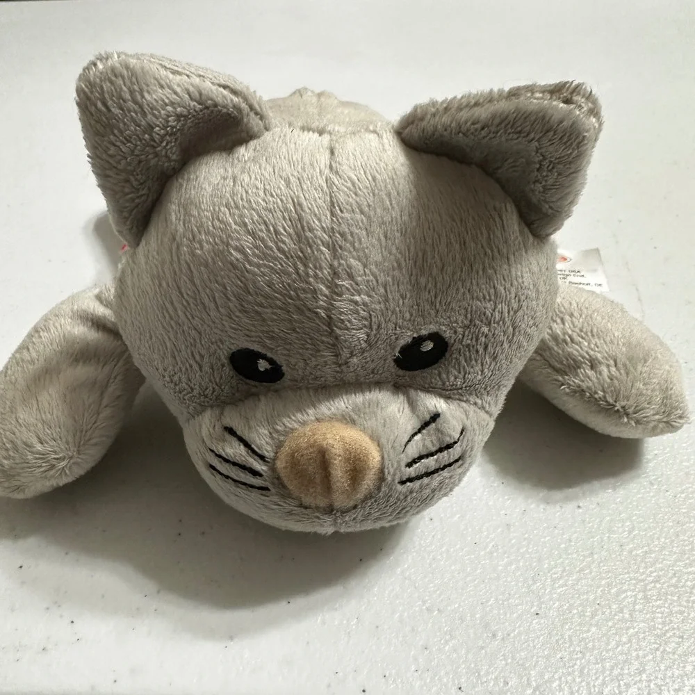 Melissa & Doug Laydown Gray‎ Kitty Cat Plush Stuffed Animal Toy 8